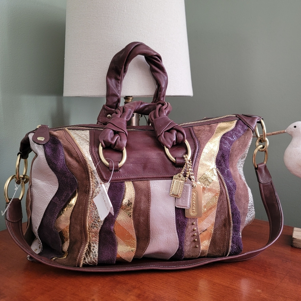 Coach 13866 Madison Large Sabrina Patchwork Leather Y2K Limited Edition NWT - Picture 16 of 16